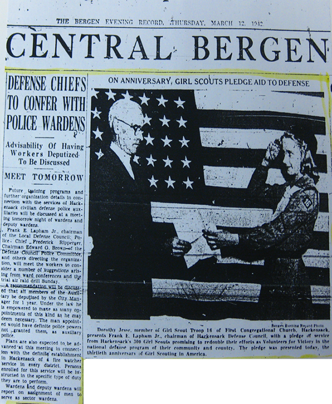 The Bergen Evening Record Page 1